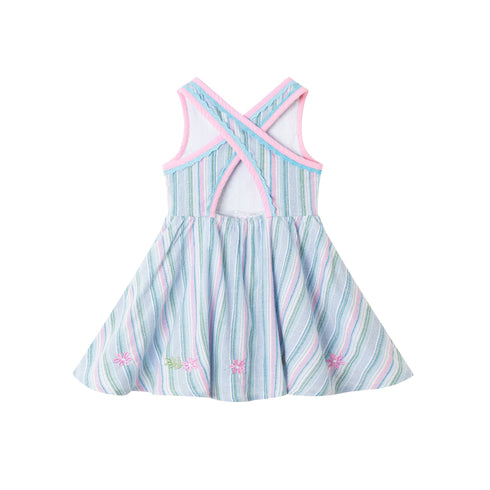 kids-2-6x-blue-breeze-cross-back-dress-striped Andy & Evan at Sophia's Style-3